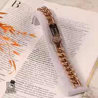 دستبند کارتیر زنجیری رزگلد 13284