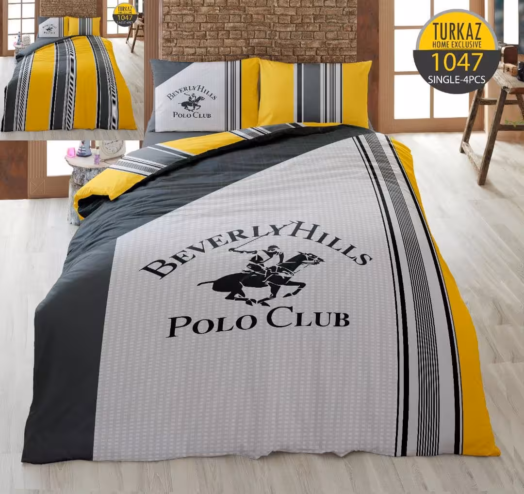 سرویس لحاف روتختی 1 نفره چاپی تنسل برند ترکاز(Turkaz) کد 1047