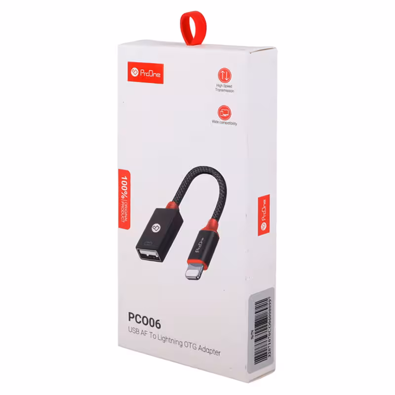 تبدیل Lightning به USB برند PRO ONEمدل PCO06