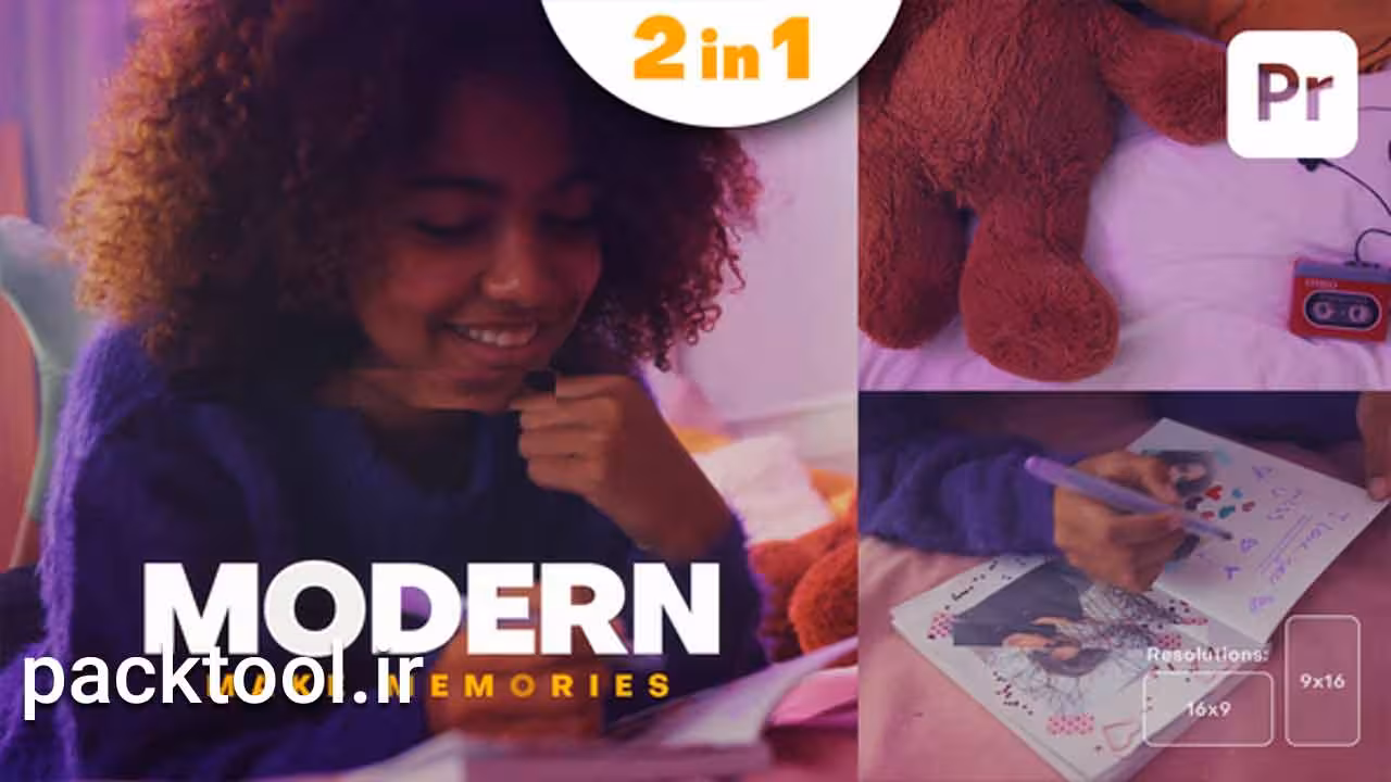 دانلود پروژه آماده پریمیر پرو اسلایدشو مولتی اسکرین Multiscreen Slideshow - پک تول