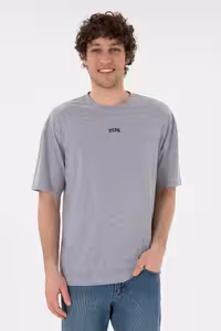 تی شرت مردانه COMFORT FIT COLLAR GREY MELANJ U.S. Polo Assn.