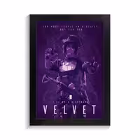 تابلو گیمینگ طرح velvet رینبو سیکس کد PF-30255