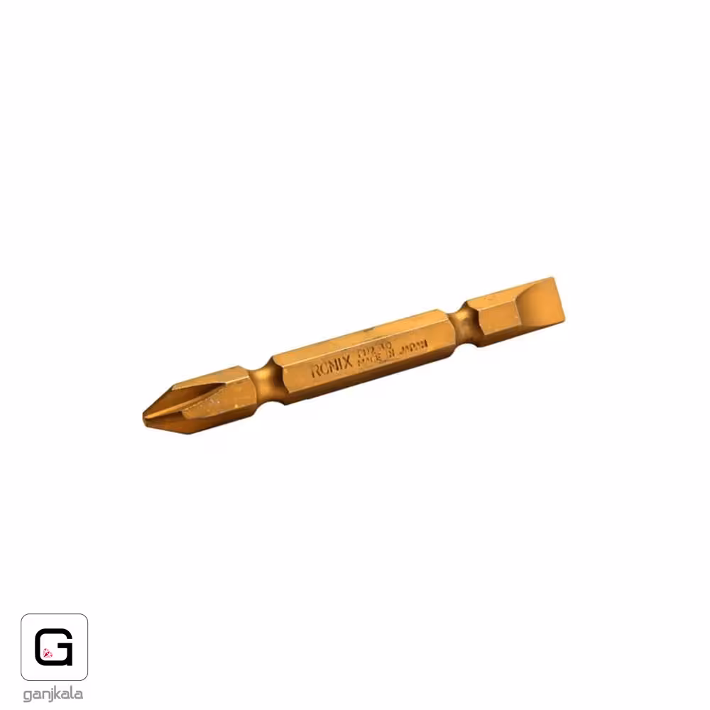 سر پیچ گوشتی یکسر چهارسو یکسر دوسو تیتانیوم رونیکس مدل RH-5410