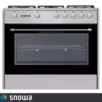 اجاق گاز 5 شعله فر دار استیل رومینا اسنوا مدل SGC5-1101N