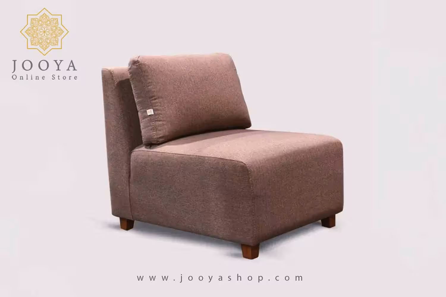 مبل ال راحتی یک‌نفره الین نخودی