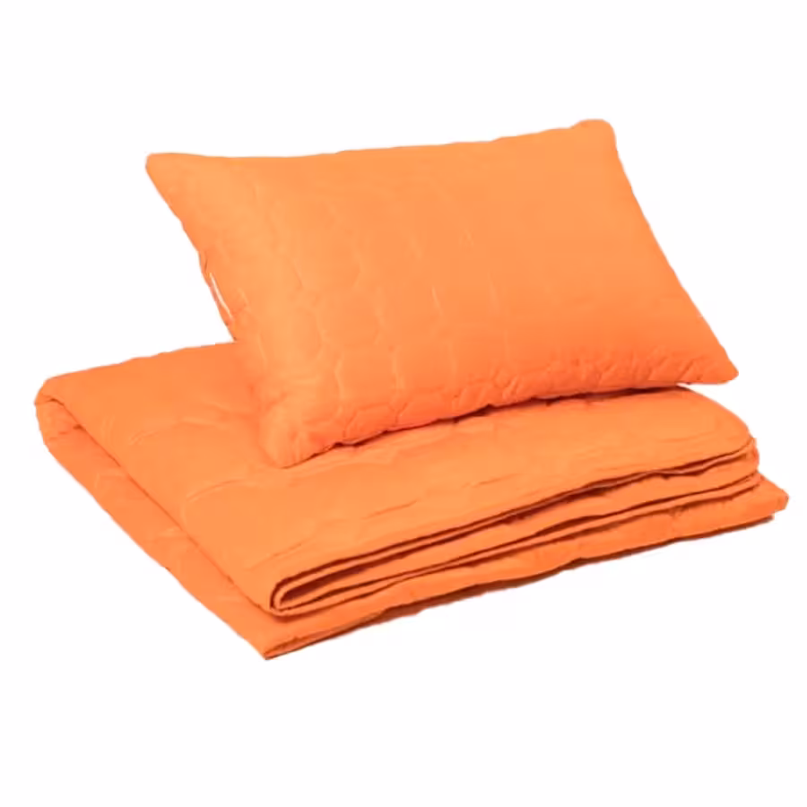 نیم ست لحاف چهارفصل رنگ نارنجی - کالای خواب چیداری