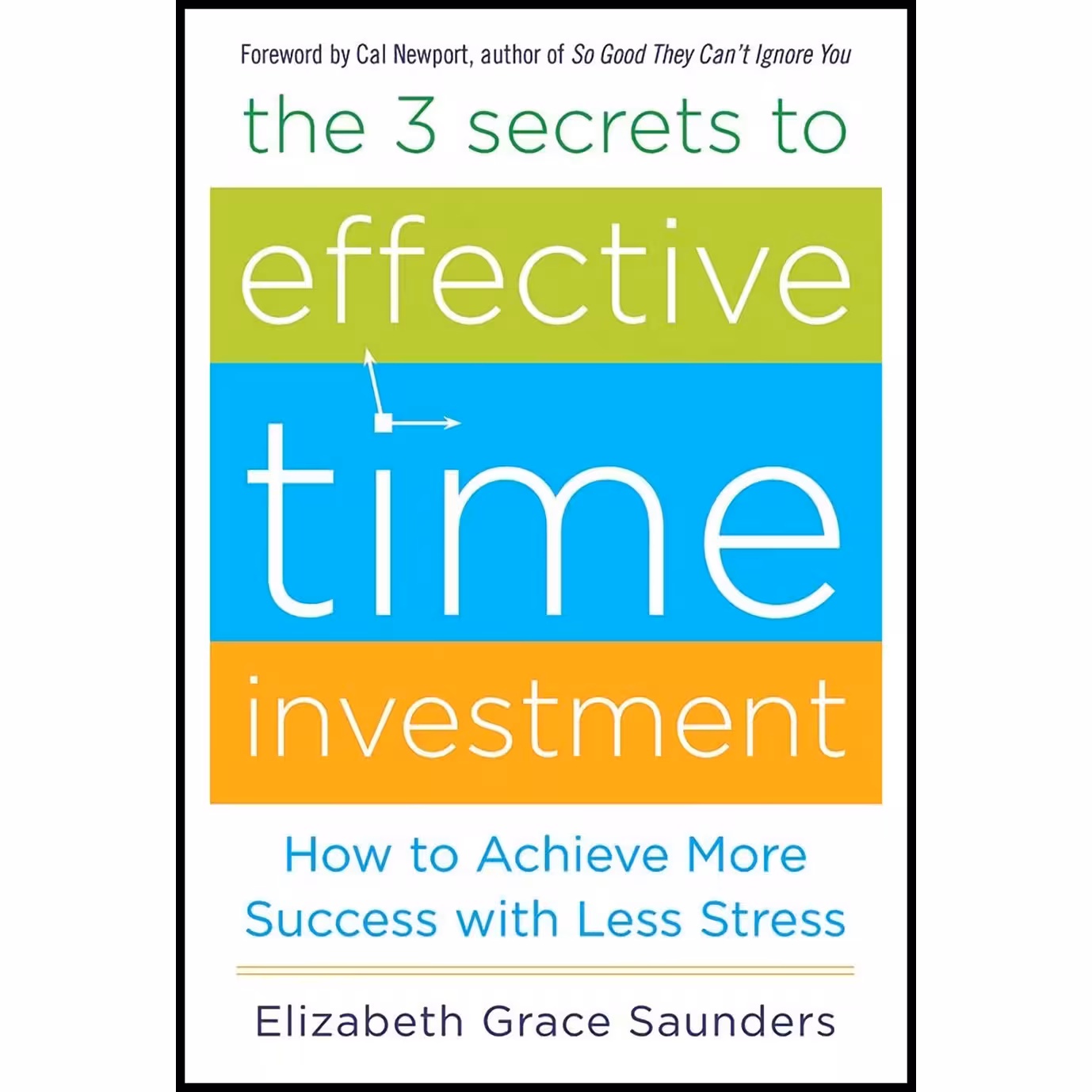 کتاب زبان اصلی The Secrets to Effective Time Investment
