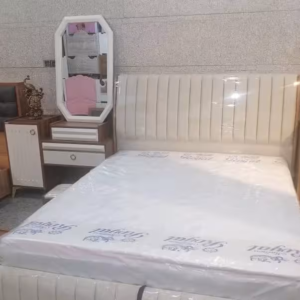 سرویس خواب دونفره،جنس ام دی اف،امکان تغیررنگ با توجه با سلیقه مشتری