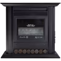 بخاری گازی مروارید سوز شرق طرح شومینه رویال مدل 28000