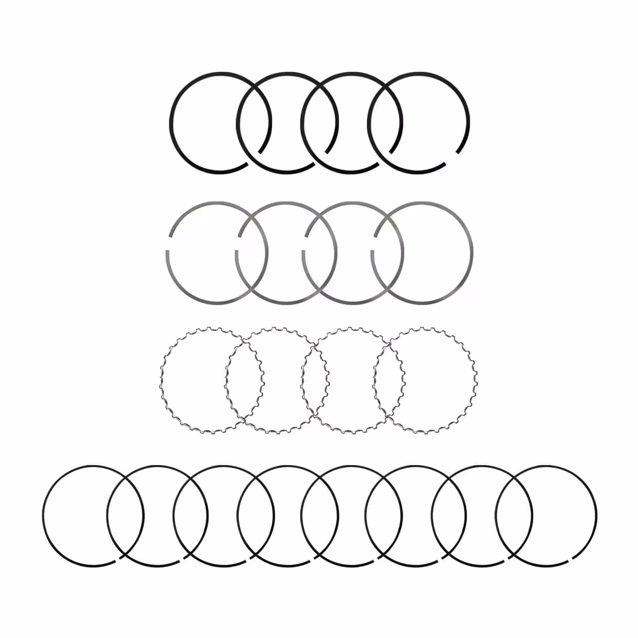 رینگ پیستون موتور استاندارد لیفان X60