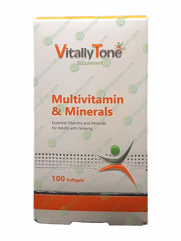کپسول ژلاتینی نرم مولتی ویتامین و مینرال ویتالی تون – Vitally Tone Multivitamin And Minerals Tabs