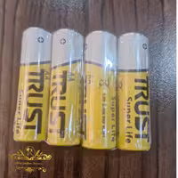 باطری قلمی سوپر لایف Trust قیمت هر یک عدد باطری 13 تومان

