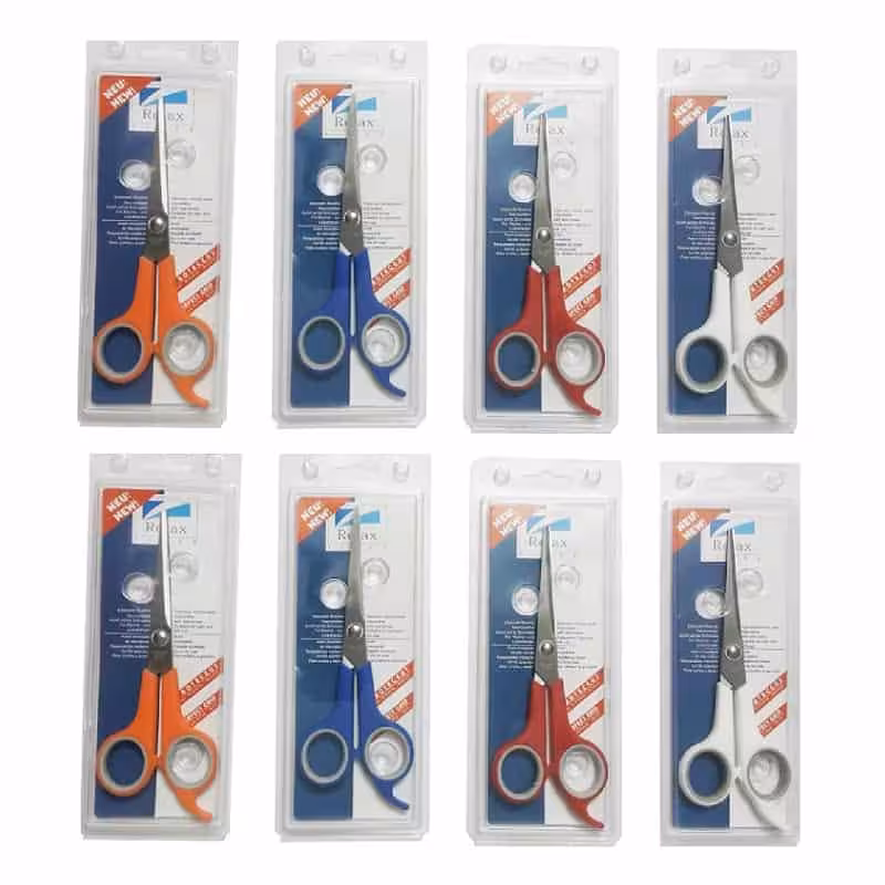 قیچی آرایشی  یا آرایشگری دم دار ریلکس 8 عددی OHGC-012