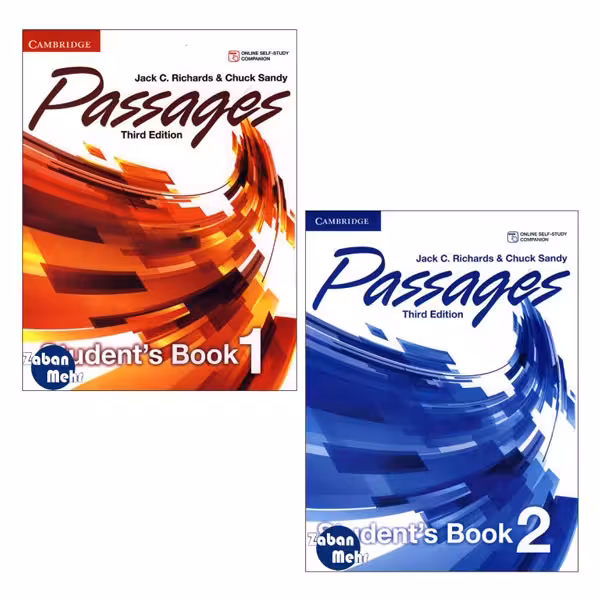 کتاب Passages اثر جمعی از نویسندگان انتشارات زبان مهر 2جلدی