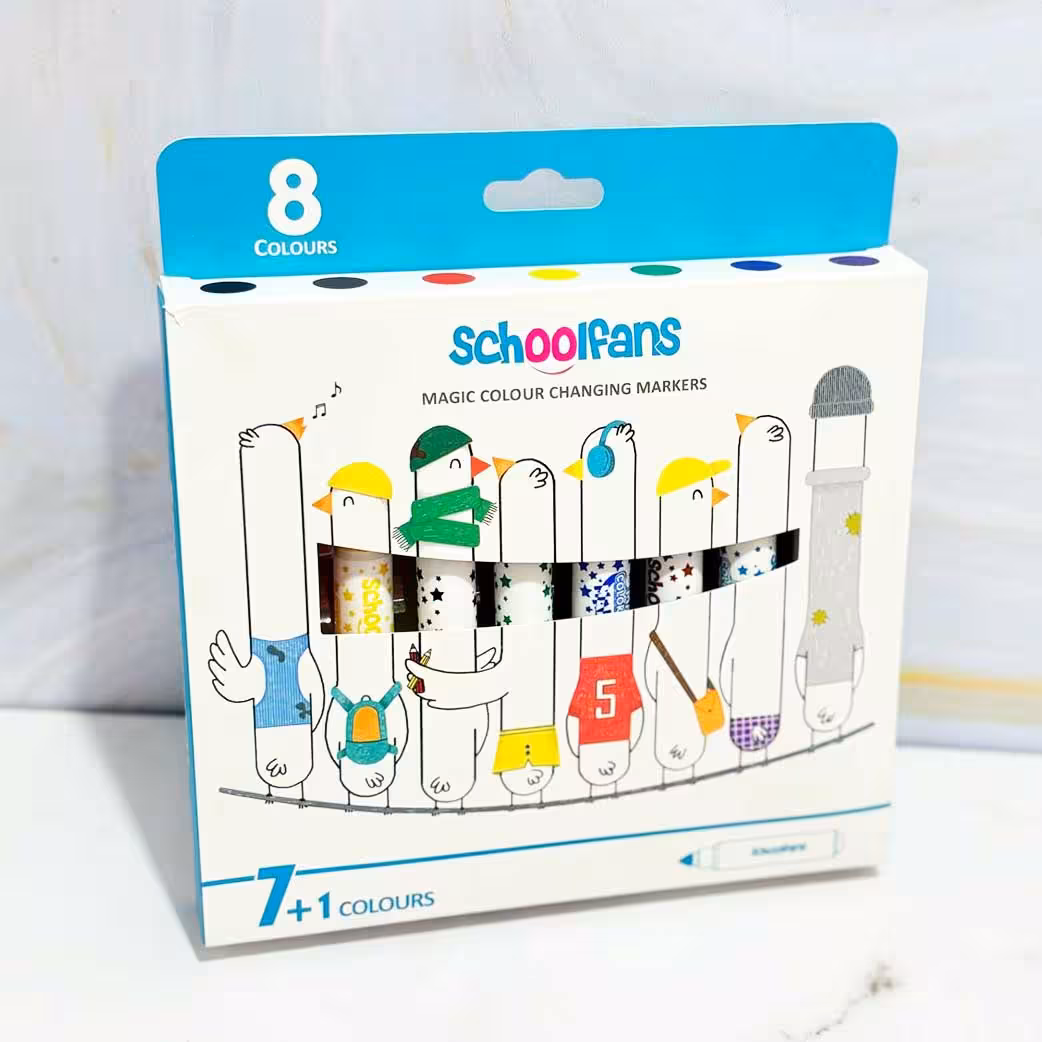 ماژیک جادویی 7 1(هفت رنگ به همراه رنگ سفید جادویی)