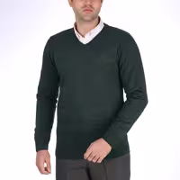 پلیور مردانه تریکو پاییزان مدل P700 ملانژ