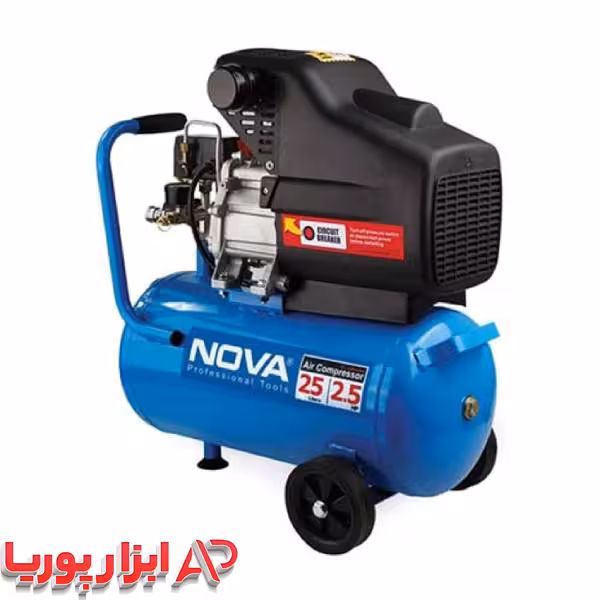 کمپرسور باد نووا 25 لیتری مدل NTA-9025