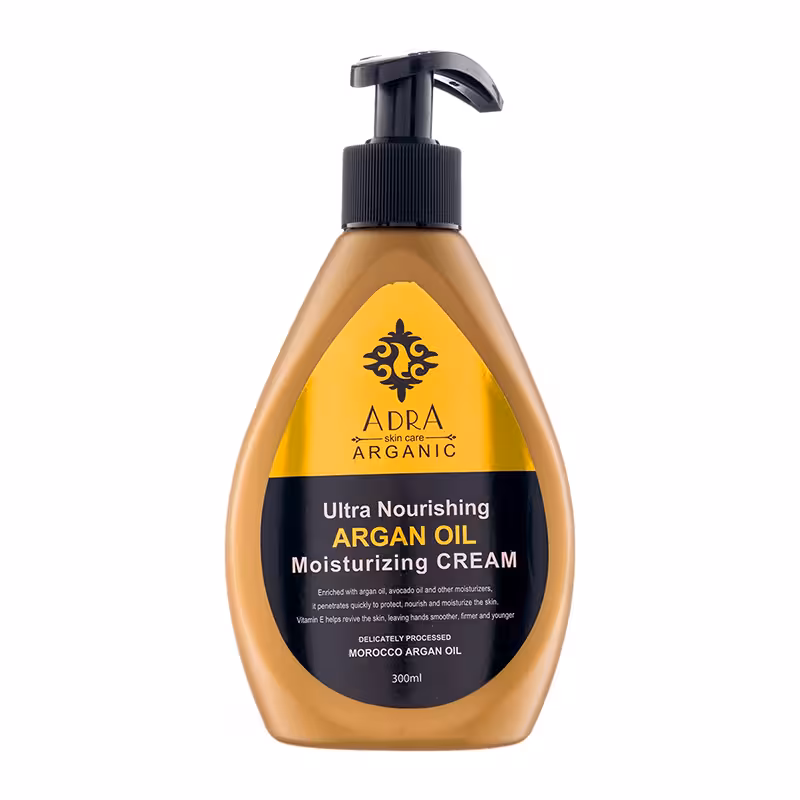 کرم مرطوب کننده پمپی آدرا حاوی روغن آرگان 300 میل