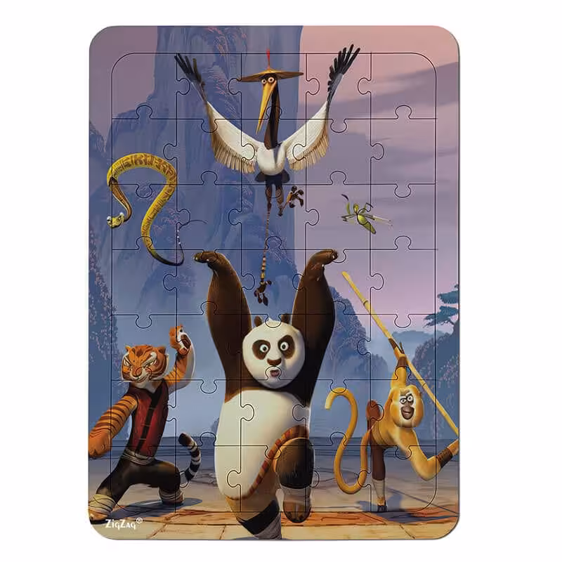 خرید و قیمت پازل چوبی 35 تکه طرح پاندا کنگفوکار کد 351048