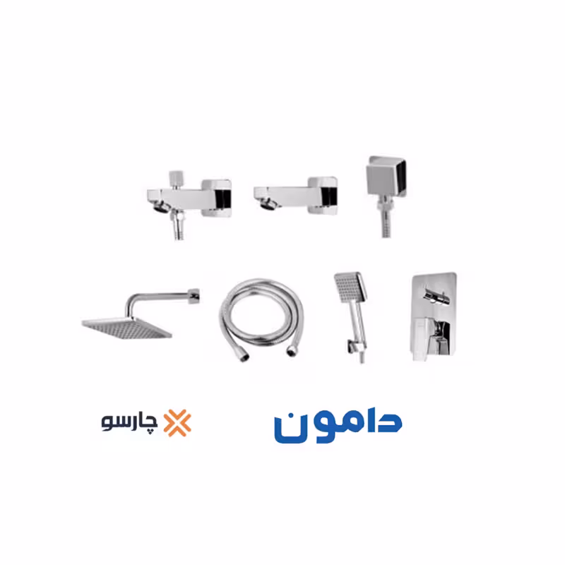 شیرآلات توکار کسری سری دامون فلت Damoon (Rectangle)