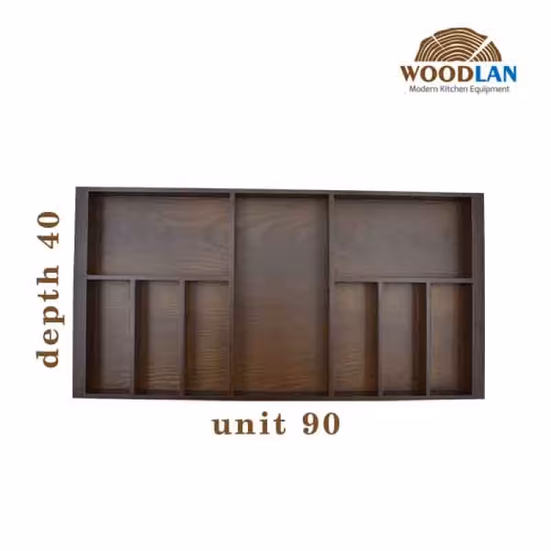 جاقاشق و چنگال چوبی آدلان عمق 40