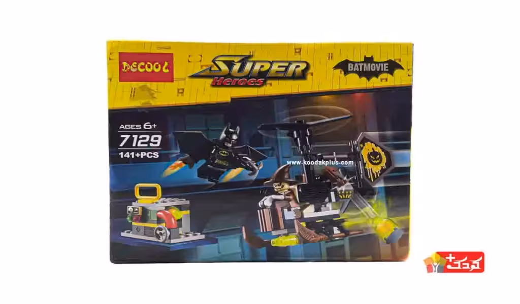 لگو هلیکوپتر مترسک و بتمن مدل DECOOL-7129
