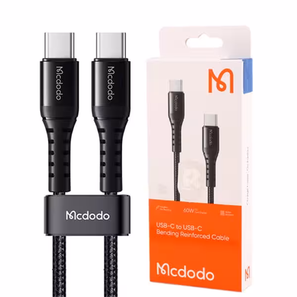 کابل تبدیل USB-C به USB-C مک دودو مدل CA-564 طول 0.2 متر