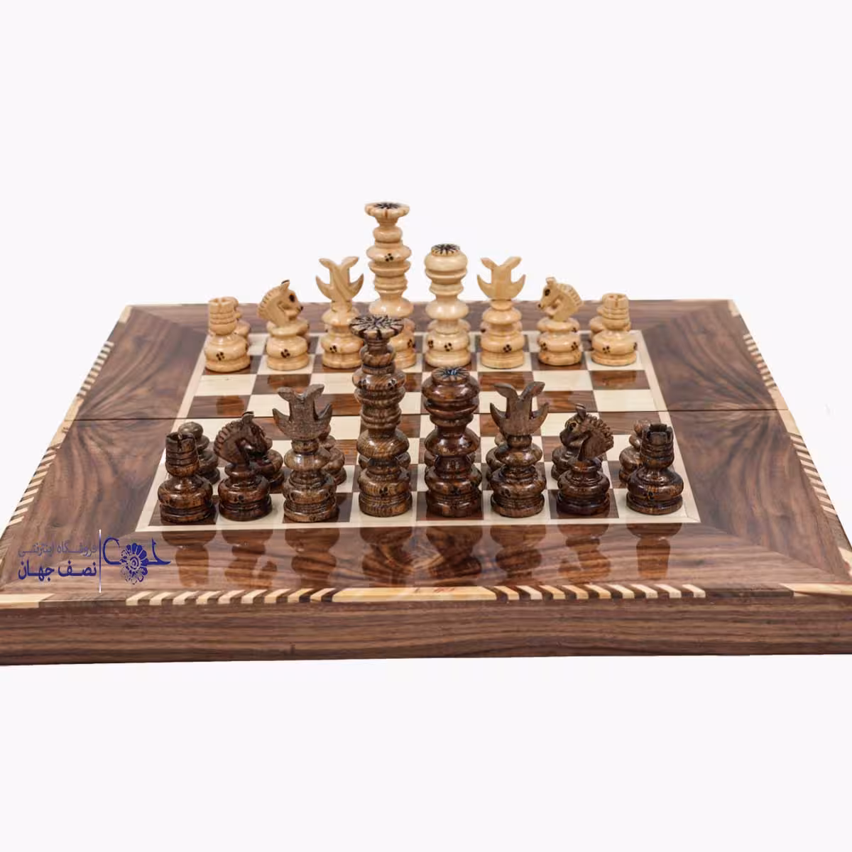 مهره شطرنج چوبی کدss2