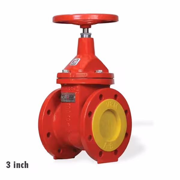 شیر فلکه وگ امید گلستان کشویی زبانه فلزی PN16 3 inch