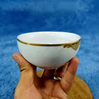 کاسه ماست خوری چینی لورین مدل مروارید بسته 6 عددی