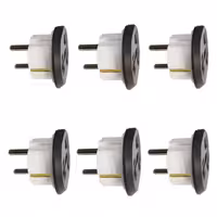 دوشاخه تبدیل برق 3 به 2 بهداد الکتریک مدل 16 آمپر بسته 6 عددی | کالا مکس