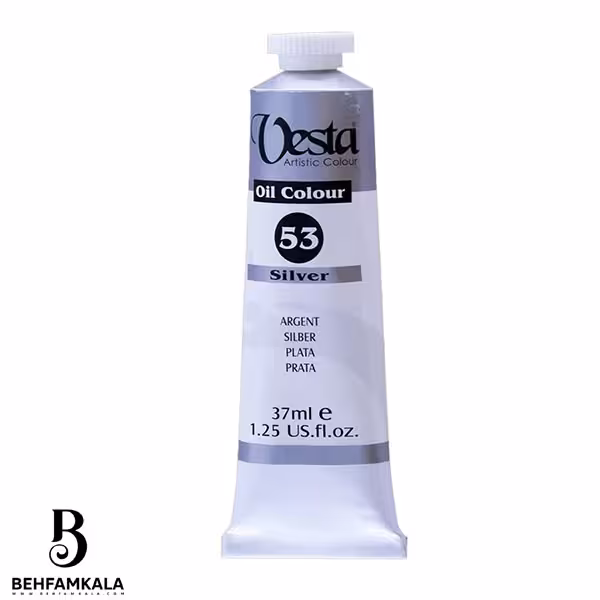 رنگ روغن وستا Silver 53 حجم 37 میل