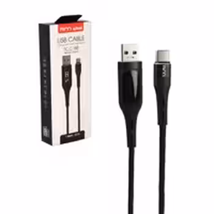 کابل شارژ و دیتا Type-c 1 متری کنفی  فست تایمر دار سر فلزی Tsco TC C188