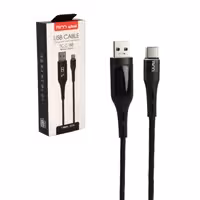 کابل شارژ و دیتا Type-c 1 متری کنفی  فست تایمر دار سر فلزی Tsco TC C188