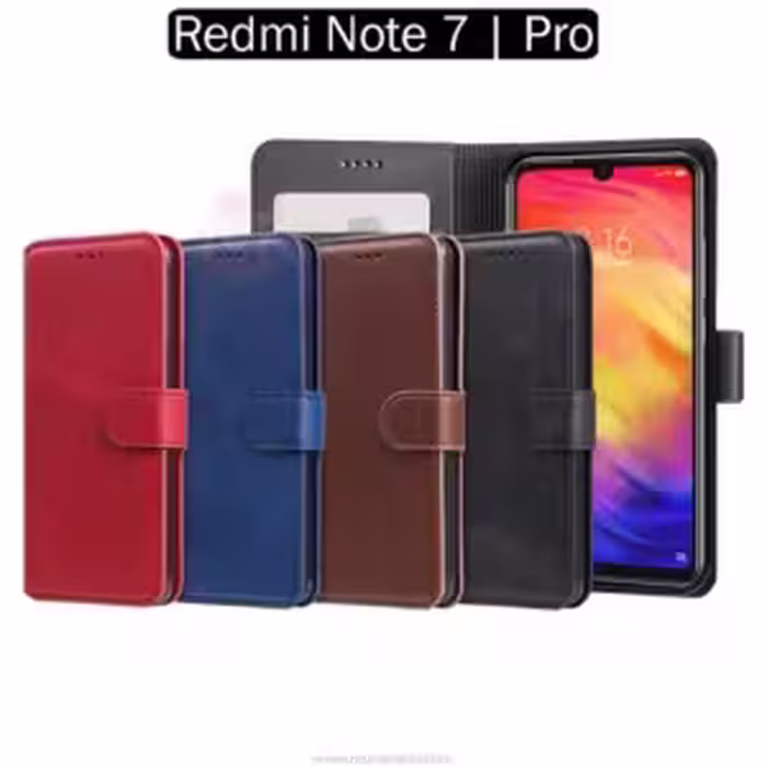 کیف محافظ زبانه دار Flip Folio Leather Cover | Redmi Note 7 | Note 7 Pro