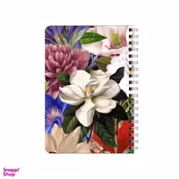 دفترچه یادداشت بامبیلیپ مدل چوبی طرح گل درشت کد 6903931