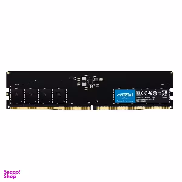 رم دسکتاپ کروشیال (Crucial) مدل CT8G48C40S5 DDR5 4800MHz ظرفیت 8 گیگابایت