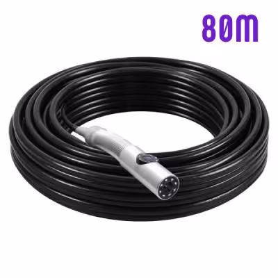 دوربین آندوسکوپی صنعتی شلنگی و بازرسی چاه و لوله 2 لنز 80 متری