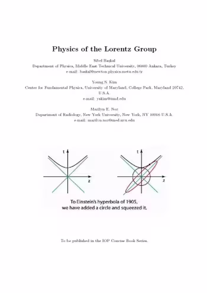 خرید و دانلود نسخه کامل کتاب Physics of the Lorentz Group
