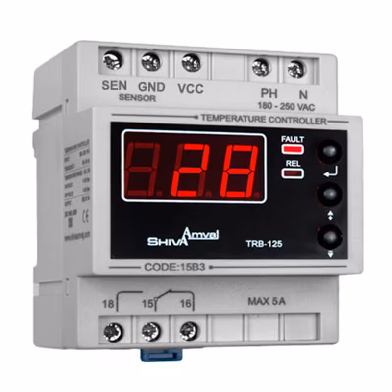 ترموستات 125  ~ 50- درجه سانتیگراد TRB-125D – 15B3 شیوا امواج
