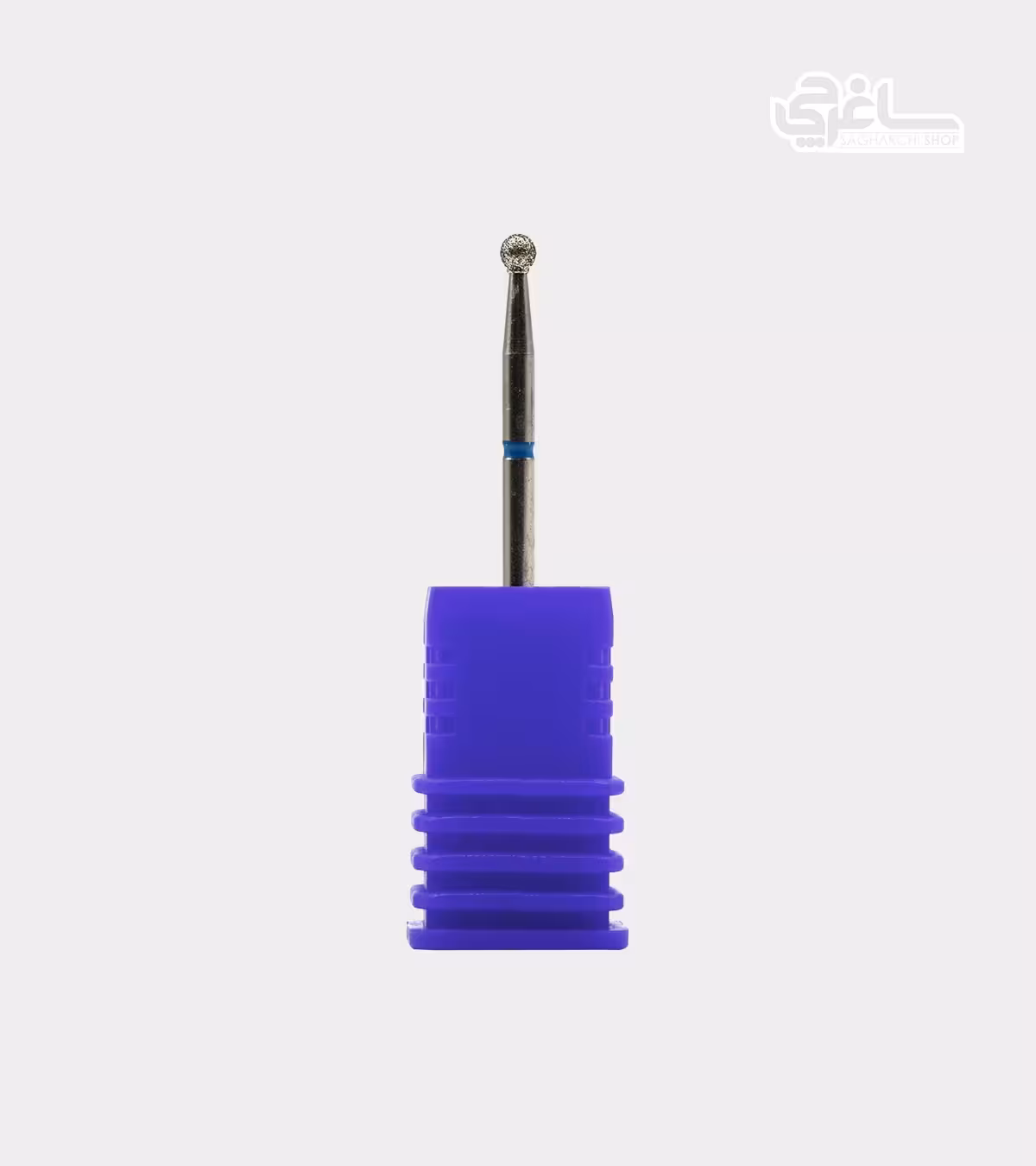 سر سوهان شنی مانیکور ناخن نوار آبی توپی (کد 32)