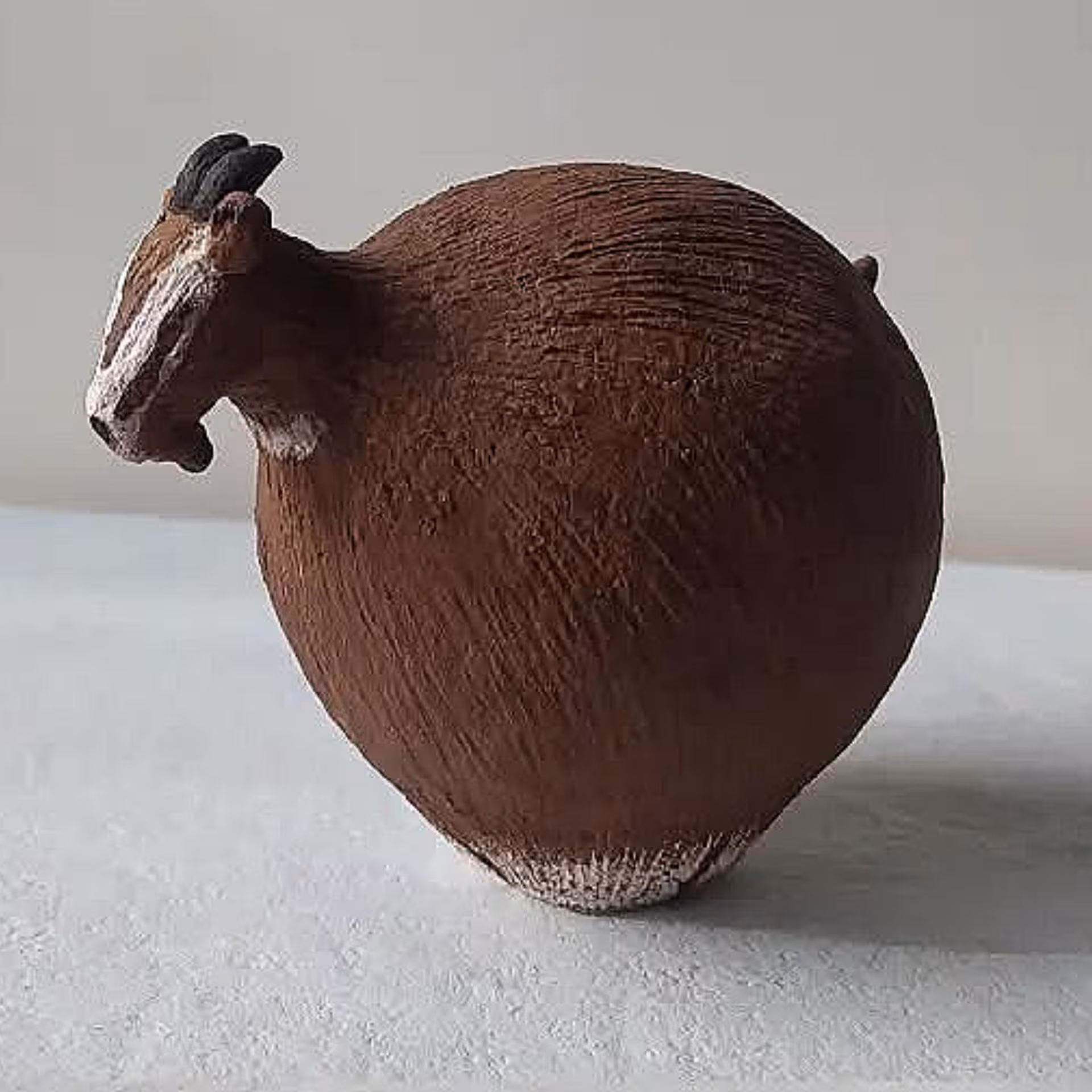 مجسمه پاپیه ماشه بز