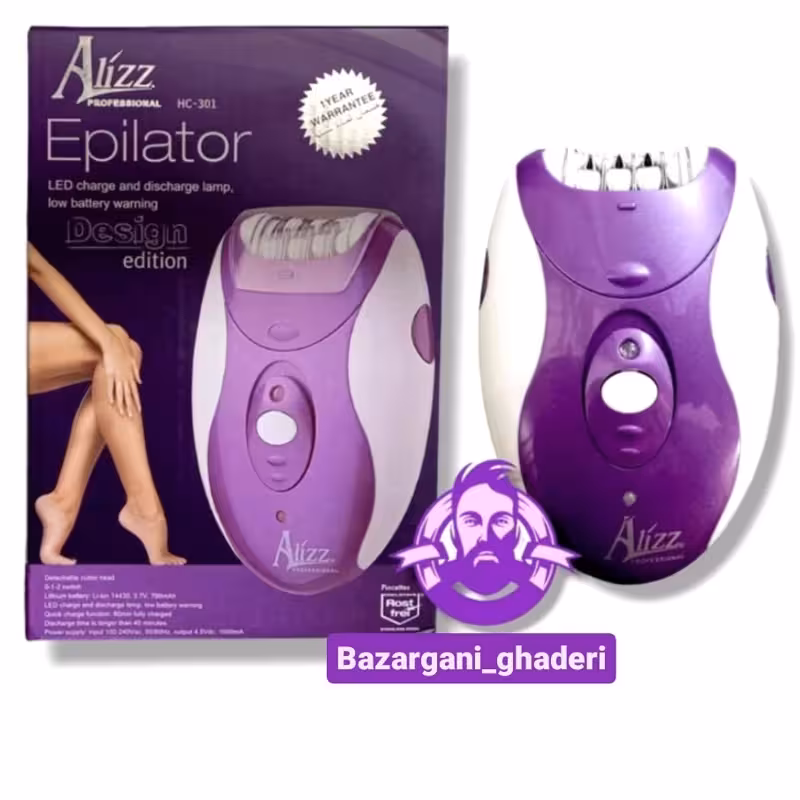 اپیلاتور صورت و بدن موچین تیتانیوم Alizz301