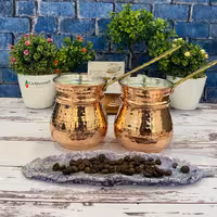 شیر جوش مسی چکشی سایز2 زنجان مناسب 2 شات 