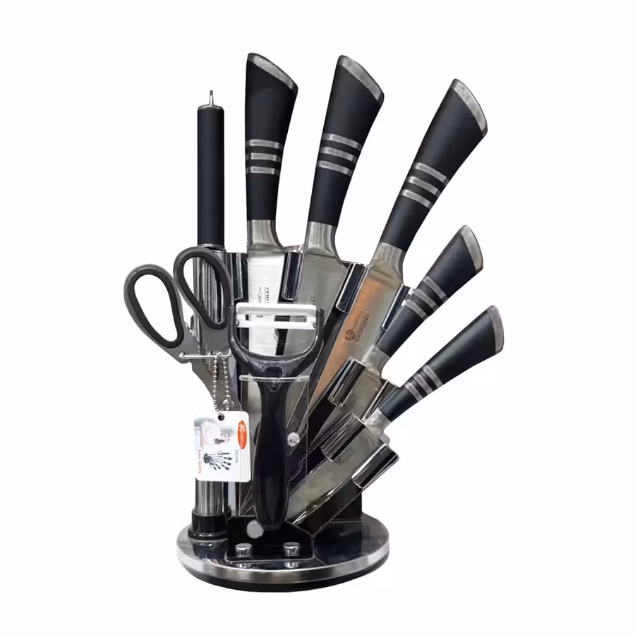 سرویس چاقو آشپزخانه 9 پارچه فوما مدل FU-533