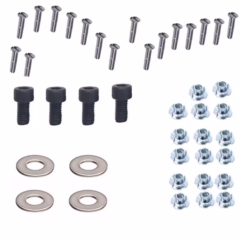 ست کامل پیچ و مهره تختخواب تاشو مجموعه 42 عددی