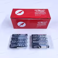 باتری نیم قلمی آپولو APOLLO بسته 4 عددی
