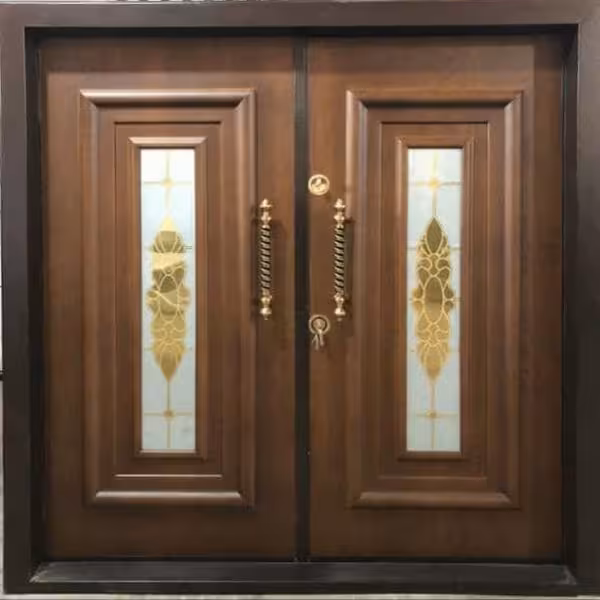 درب ورودی ویلایی ضد سرقت دو لنگه کد 1257