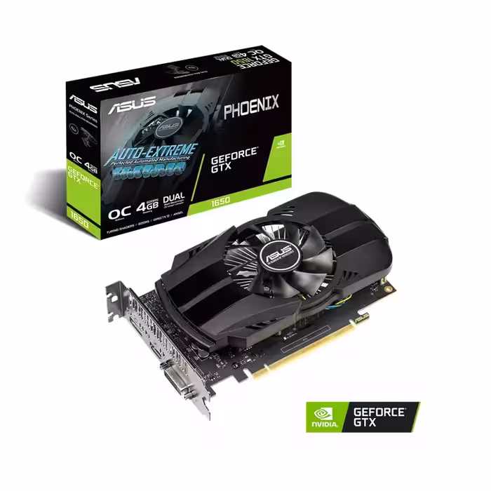 کارت گرافیک ایسوس GTX1650-PH-OC-4G