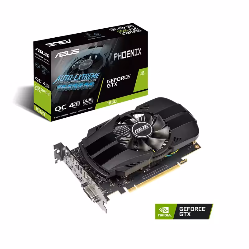 کارت گرافیک ایسوس GTX1650-PH-OC-4G